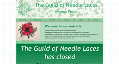 Desktop Screenshot of guildofneedlelaces.org