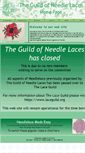 Mobile Screenshot of guildofneedlelaces.org