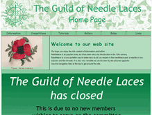 Tablet Screenshot of guildofneedlelaces.org